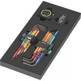 Wera 9740 Özel Kesim Süngerli Allen Anahtar Set 1 - Çok Renkli