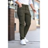 wera Erkek Haki İçi Polar Softshell Taktik Pantolon - Kışlık Su ve Rüzgar Geçirmez Kargo Cepli Outdoor Pantolon