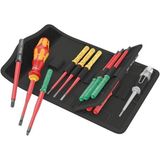Wera Kraftform Kompakt VDE İzoleli (Kolay Bul) TIE 16+1 Ekstra İnce Uç / Tutamak+Kontrol Kalemi Seti, dar alanlarda çalışmak için - 05006608001