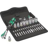 Wera Zyklop Speed Cırcır Anahtar Seti 8100 Sa 6 1/4 Inç Tahrik, Metrik, 28 Parça, 05004016001 - Renkli