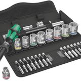 Wera Zyklop Speed Cırcır Anahtar Seti 8100 SB 6. 3/8 inç Tahrik, Metrik, 29 Parça, 05004046001