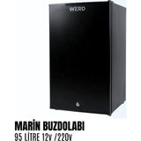 Werd Karavan & Tekne Buzdolabı 95 Litre 12V/220V - Siyah