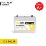 WERER ENERGY 12V 100Ah LiFePO4 Platinum Series Bluetooth'lu Lityum Demir Fosfat Akü