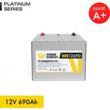WERER ENERGY 12V 690Ah LiFePO4 Platinum Series Bluetooth'lu Lityum Demir Fosfat Akü