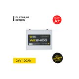 WERER ENERGY 24V 100Ah LiFePO4 Platinum Series Bluetooth'lu Lityum Demir Fosfat Akü-Batarya