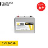 Werer Energy 24v 200ah Lifepo4 Platinum Series Bluetooth'lu Lityum Demir Fosfat Akü - Batarya