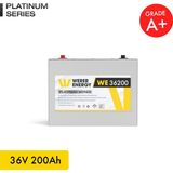 Werer Energy 36V 200AH Lifepo4 Platinum Series Bluetooth'lu Lityum Demir Fosfat Akü
