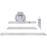 Werka W242-0504 Büyüteçli Üniversal Açı Ölçer 360° x 5'