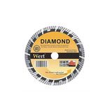 Wert W 2713/125 mm Süper Turbo Turuncu Gri Elmas Tesetere