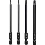 Wertec Manyetik Torx Bits Uç Seti 100MM T10-T15-T20-T25