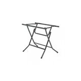 Werzalit Ahşap 90 Cm Yuvarlak Masalara Uygun 1 İlk Çerçeveli Katlanabilir Metal Ayak Y:70 Cm Gri