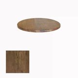 Werzalit, Allzalit Veya Wermodin Masa Tablası Yuvarlak 80Cm - Rustik Dark