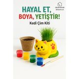 Wesank Hayal Et, Boya, Yeti?tir! – Kedi Çim Kiti + Boyalar & Sürpriz Hediyeli