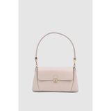 Wesli Toka Detaylı Omuz ve Kol Çantası Krem - 28 x 17 x 9 cm