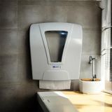 Wespa Kağıt Havlu Dispenseri, Duvara Monte, Beyaz, Plastik, Manuel Kullanım, 21 cm Rulo için, Banyo ve Tuvalet