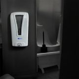 WESPA Otomatik Köpük Sabun Dispenseri, Sensörlü, Beyaz, Duvara Monte, Banyo ve Tuvalet için, Pilli ve Elektrikli