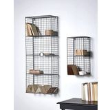 Wess Dizayn Metal Duvar Rafı Dekoratif Kitaplık 2 ‘li Set WD260