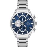 Wesse WWG211602 Quartz Çelik Gri Lacivert Kadran 43 mm Erkek Kol Saati - tek ebat