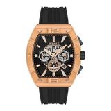 Wesse WWG402203 Quartz Silikon Siyah Rose Kasa 41 mm Erkek Kol Saati - Renkli