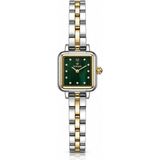 Wesse WWL117004 Quartz Çelik Gri Altın Rengi 21 mm Kadın Kol Saati - Renkli