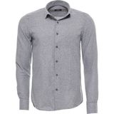 Wessi Açık Gri Desensiz Slimfit Oduncu Gömlek - 2XL