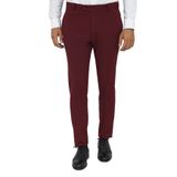 Wessi Desensiz Slim Fit Bordo Erkek Pantolon