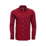 Wessi Desensiz Slim Fit Bordo Kırmızı Erkek Gömlek