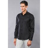Wessi Düz Slim Fit Siyah Erkek Gömlek - Wessi - 3XL