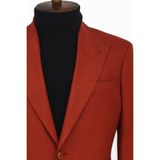 Wessi Düz Slim Fit Spor Bordo Erkek Ceket - Wessi - 52