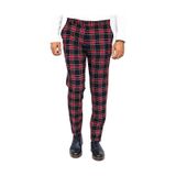 Wessi Ekose Desenli Slim Fit Lacivert Erkek Pantolon