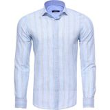 Wessi Erkek Ekose Desen Slim Fit Uzun Kollu Gömlek - XL - Yeşil
