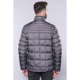 Wessi Erkek Kapitone Dikiş Detaylı Slim Fit Mont - Gri - 46