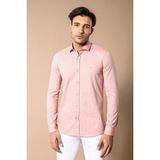 Wessi Erkek Slim Fit Desenli Gömlek - Kiremit