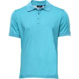Wessi Erkek Slim Fit Polo Yaka Düz Tişört - XL - Açık Mavi