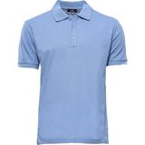 Wessi Erkek Slim Fit Polo Yaka Oxford Tişört - Açık Mavi
