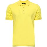 Wessi Erkek Slim Fit Polo Yaka Oxford Tişört - Sarı