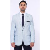 Wessi Erkek Slim Fit Sivri Yaka Ceket - Siyah - 44