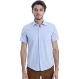 Wessi Erkek Terikoton Slim Fit Gömlek - XL - Siyah