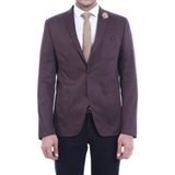 Wessi Erkek Torba Cep Sivri Yaka Pamuk Slim Fit Ceket - Kahverengi - 48