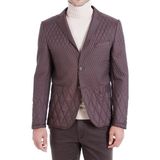 Wessi Erkek Üç Boyutlu Kapitone Slim Fit Spor Ceket - Taba - 48