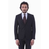 Wessi İki Parça Slim Fit Siyah Erkek Takım Elbise