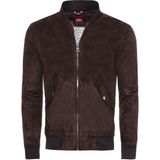 Wessi Kahverengi Cepli Süet Bomber Mont - 54