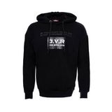 Wessi Kapşonlu Baskılı Siyah Erkek Sweatshirt