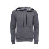 Wessi Kapşonlu Cepli Düz Füme Erkek Sweatshirt