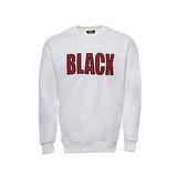 Wessi - Krem Baskılı Bisiklet Yaka Erkek Sweatshirt