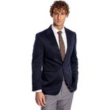 Wessi Lacivert Düz Slim Fit Erkek Ceket