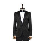 Wessi Şal Yaka Slim Fit Siyah Erkek Smokin Ceket