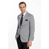 Wessi Sivri Yaka Slim Fit Füme Erkek Ceket