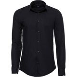 Wessi Siyah Desensiz Slimfit Oduncu Gömlek - XL