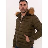 Wessi Slim Fit Kapüşonlu Yeşil Erkek Şişme Mont - 54